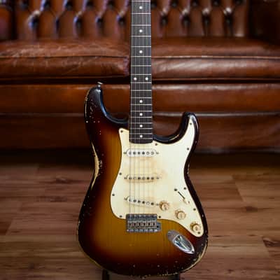 Constantin Guitars Sweetcaster Classic #0010 Aged Cherry Burst Ash 3.7kilos !!!VIDEO!!! image 6