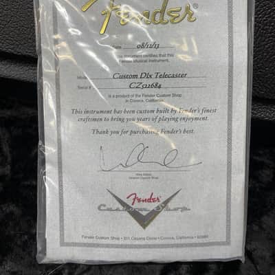 Fender Custom Shop Dlx Telecaster Electric Guitar 2013 Deluxe image 9