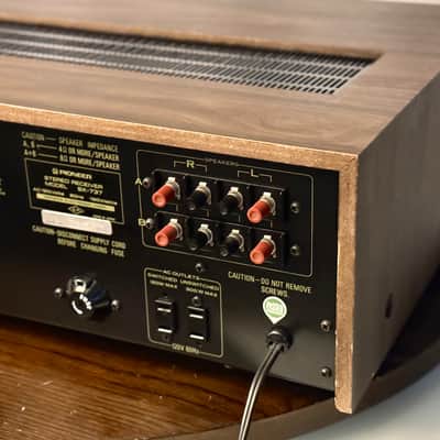 🎶✨ Pioneer SX-737 / SX737 Vintage Stereo Receiver w/ Original Wood Cabinet — Serviced, Cleaned, Tested image 15