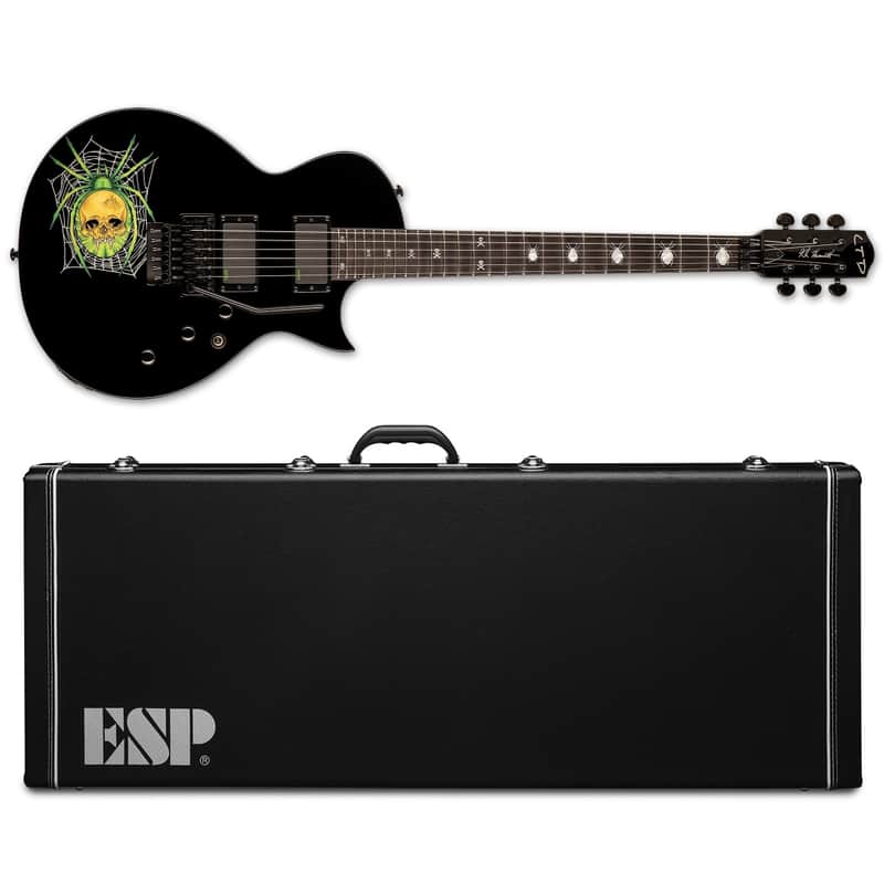 ESP LTD KH-3 Spider Kirk Hammett Black with Spider Graphic Electric Guitar + Hard Case KH3 - New image 1