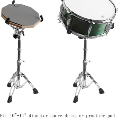 Snare Drum Stand with Drumstick Holder – 13.4"–23" Height, 10"–14" Drum & Practice Pad Stand image 8