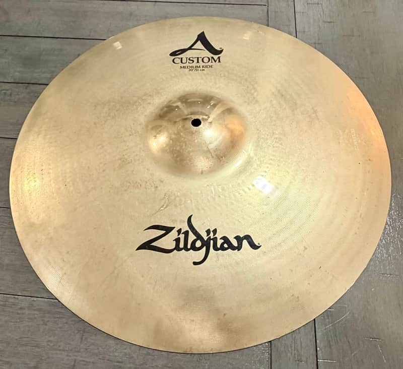 Zildjian 20" A Custom Medium Ride Cymbal 2002 - Present - Brilliant image 1