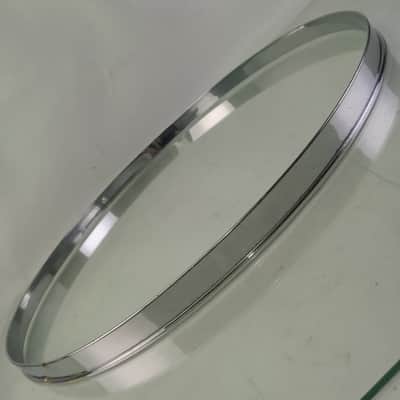 Gretsch 16"Broadkaster Single-Flange Floor Tom Drum Batter Rim/Hoop Chrome-Brass image 4