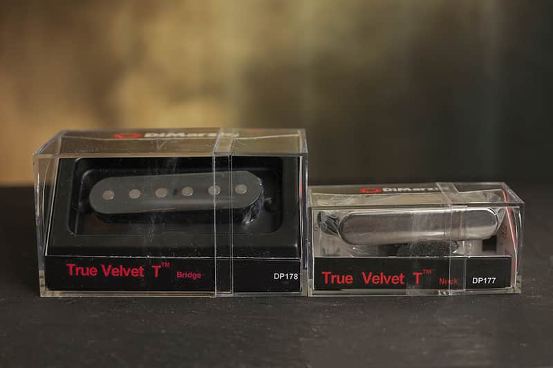 DiMarzio True Velvet T Set w/ Chrome Cover DP178 & DP177 Telecaster image 1