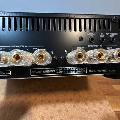 Rotel Ra 1520 Integrated Amplifier Phono Input Turntable Pre Out Black image 13