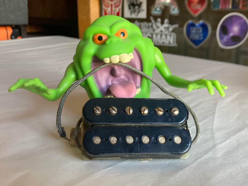 Gibson Patent Sticker Patent No, Humbucker T Top Pickup Gold Screws 1960s 70s - Black image 1