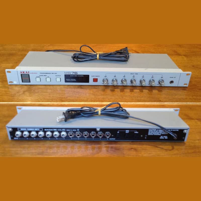 AKAI MB76 プログラマブルミックスベイ Akai MB76 MIDI Programmable Mix Bay | Reverb