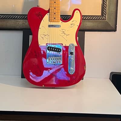 Squier Affinity Series Autographed by Real Monster Radio Cast image 15
