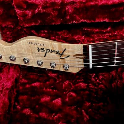 Fender Telecaster Custom Shop Dakota Red Custom Deluxe 5A Flame 2011 - Dakota Red image 11