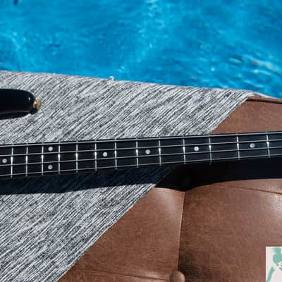 1989 Greco PXB-80 Phoenix Electric PJ Bass - Black - Made In Japan - Pro Set Up w Perfect Frets/Action/Intonation! image 5