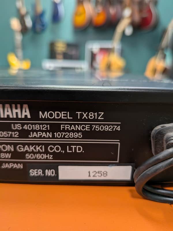 Yamaha TX81Z FM Tone Generator 1980's | Reverb