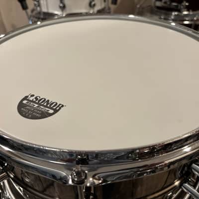 Sonor Kompressor 13X7 Nickel Over Brass Snare Drum image 5