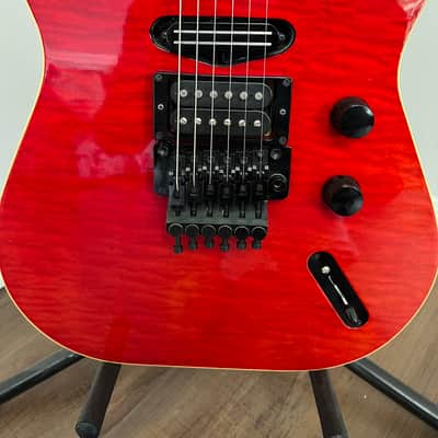 Hamer USA TLE Custom 1986 Red Boomerang Inlays Electric Guitar Tele Style image 23