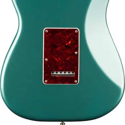 Fender American Professional Classic Stratocaster Electric Guitar Faded Sherwood Green Metallic w/Padded Gig Bag image 2
