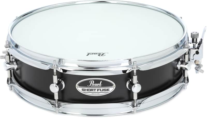 Pearl Short Fuse Piccolo Snare Drum - 3.5 x 13-inch - Black Steel image 1