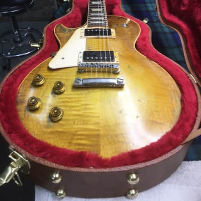 Gibson Les Paul traditional left handed 2019 Lemon burst relic image 20