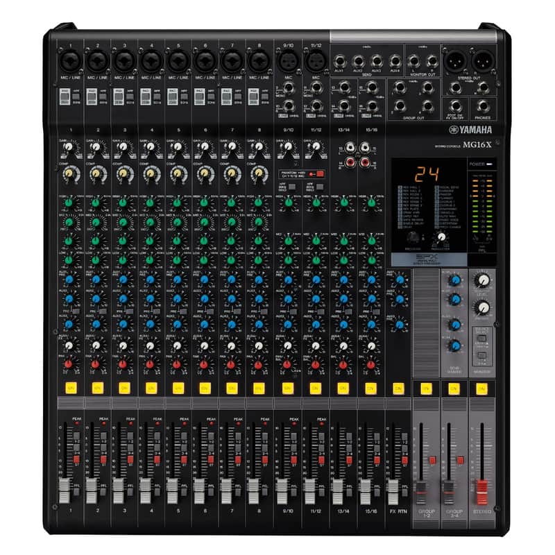 Yamaha MG16X-CV 16-Channel Mixer with Effects image 1