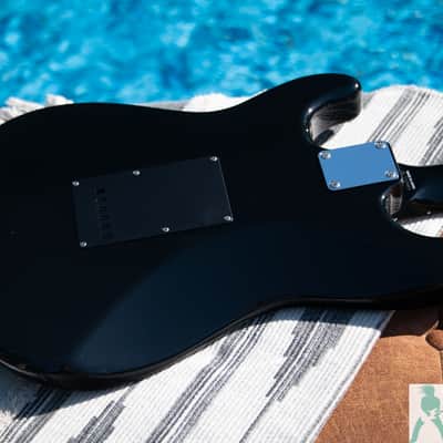Fender Japan Limited Edition J-Craft ST62-ALLBK - '62 Stratocaster Reissue All Black w Matching HS - DEMO Video - Pro Set Up w Perfect Frets/Action/Intonation! image 13