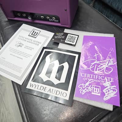 Wylde Audio Berzerker Zakk Wylde 50 watt mini amp limited edition 67 of 300 year Zakk was born. Wylde Audio 2026 - Purple image 5