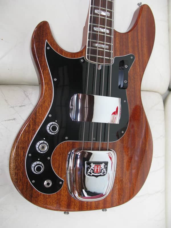 Hagstrom Scanbass 1978 Cherry image 1