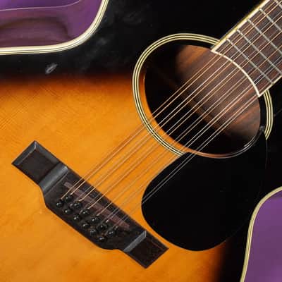 1980s Washburn Festival Series Tanglewood 12 12-String Jumbo Guitar (VIDEO! Fresh Work, Ready) image 6