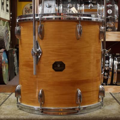 1970s Gretsch Stop Sign Badge Outfit in High Gloss Natural Maple 14x28 14x24 9x13 10x14 16x16 16x18 image 13