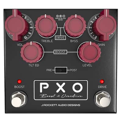 New J. Rockett Audio Designs PXO Phil X Boost & Overdrive Guitar Effects Pedal