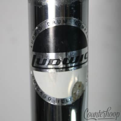 Ludwig Double Tom Drum Stand Black/White Rocker Sticker Tripod LM442TSR+Auxiliar image 5