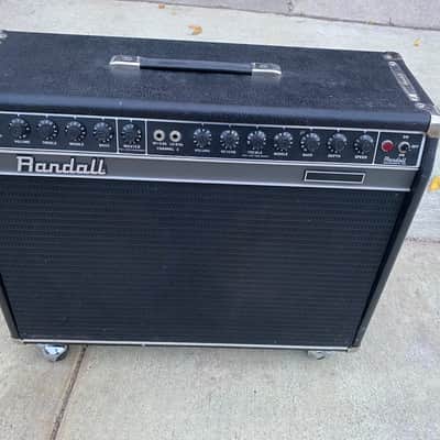 Randall Commander II RG-120-212 1970s - Black Guitar Amp Combo 2x12 rg120 (Kurt Cobain/Nirvana Tone) 120-Watt image 1