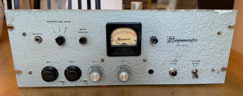Magnecord PT6-D3 Dual Channel Tube Mic Preamp image 1