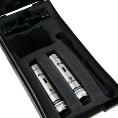 BEHRINGER C2 COPPIA SELEZIONATA MATCHED MICROFONI CONDENSATORE VOCE STRUMENTI + STEREO-BAR CON CLAMPS image 2
