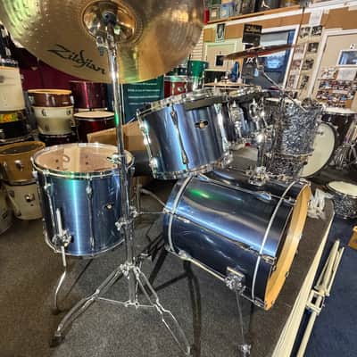 Tama Superstar 5 piece /all hardware/ cymbals 2020 - blue metallic image 5