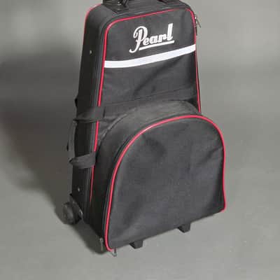 Pearl PL910C Student Snare and Bell Kit with Rolling Case 2010s - Black image 2