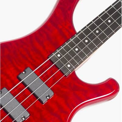 Bullfighter Water ripple 5-string bass electric bass guitar - Red image 3