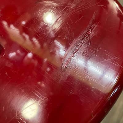 Fender Musicmaster with Rosewood Fretboard 1978 - Red image 11