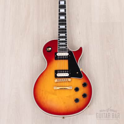 1990 Gibson Les Paul Custom Heritage Cherry Sunburst, Near-Mint w/ Zebra '57 Classic PAFs, Case image 2