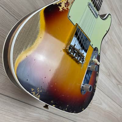 Fender Custom Shop 1960 Telecaster Custom Heavy Relic - Chocolate 3-Tone Sunburst image 7