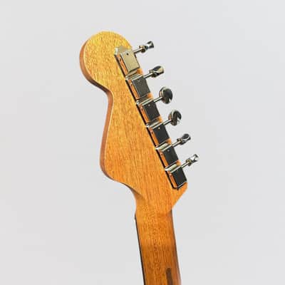 Fender Highway Dreadnought All-Mahogany Acoustic-Electric Guitar - Natural image 7