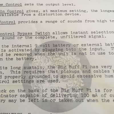 Electro-Harmonix Big Muff V5 1978 OP-Amp image 6