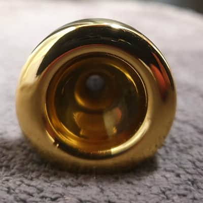 OLDS 3 trumpet mouthpiece, 24K gold plated , EXCELLENT! image 4