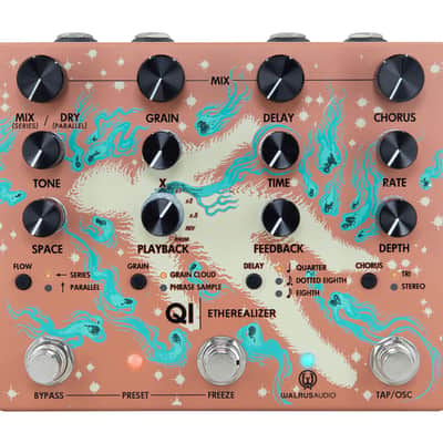 Walrus Audio Qi Etherealizer Multi Effect Pedal - Terracotta - Open Box image 1