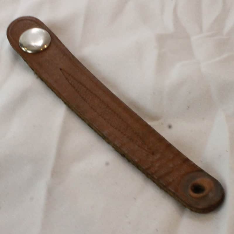 Accordion Replacement Part - Brown Leather Bellows Nebula Decorative Clasp (Single) image 1