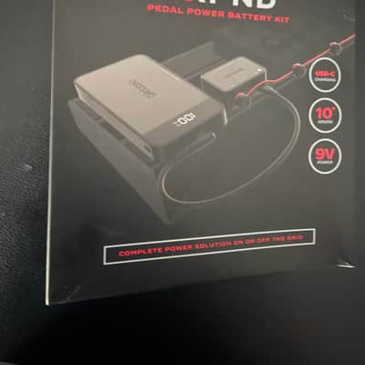D'Addario PEDAL POWER BATTERY KIT  - Black. NEW image 3
