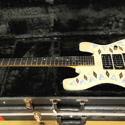 Kramer Nightswan 1989 Aztec graphic guitar Vintage Original Floyd Knapp USA F serial WOW image 10