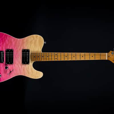 Jet JT-450 QTPK 450 Series Basswood Quilted Maple Body Canadian Roasted Maple Neck 6-String Electric Guitar image 3
