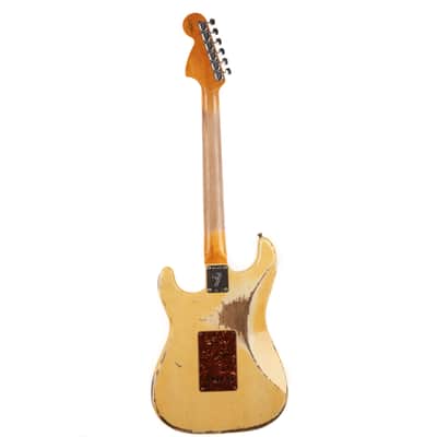 Fender Custom Shop 1969 Stratocaster Heavy Relic Guitar - Aged Vintage White - CHUCKSCLUSIVE - #R123333 image 3