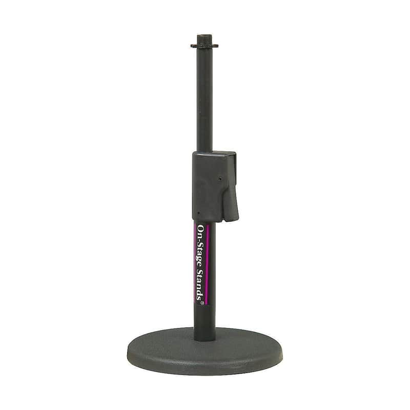 On-Stage DS7200QRB Quik Release Adjustable Desktop Microphone Stand image 1