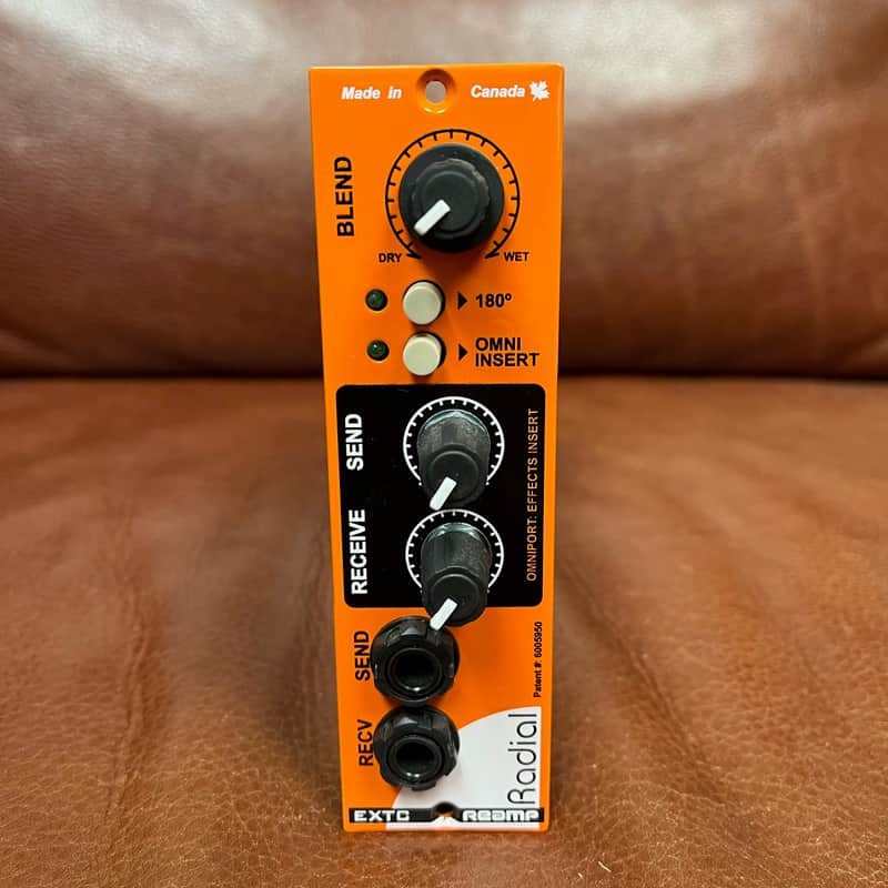 Radial EXTC 500 Series Reamp / Guitar Effects Interface Module 2010s - Orange image 1