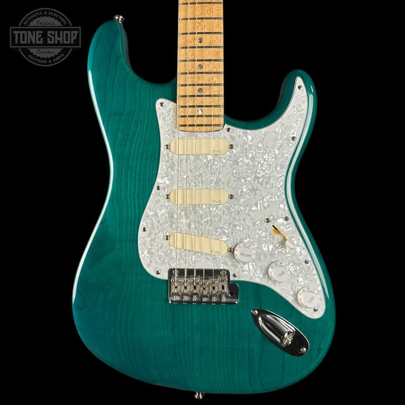 Used 2020 Fender Custom Shop Classic Player Strat Trans Blue w/Case TSU24597 image 1