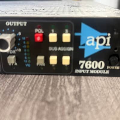 API 7600 Input Module — Classic API Mic Pre / 550A EQ / 225L Compressor image 2